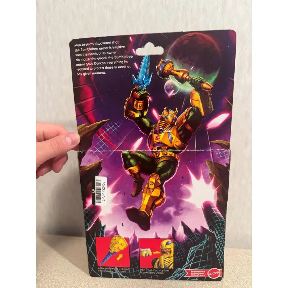 Masters of the Universe x Transformers Bumblebee Armor Man-At-Arms Action Figure